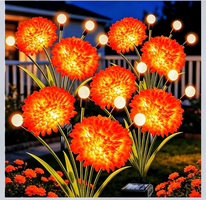 Solar landscape path lights