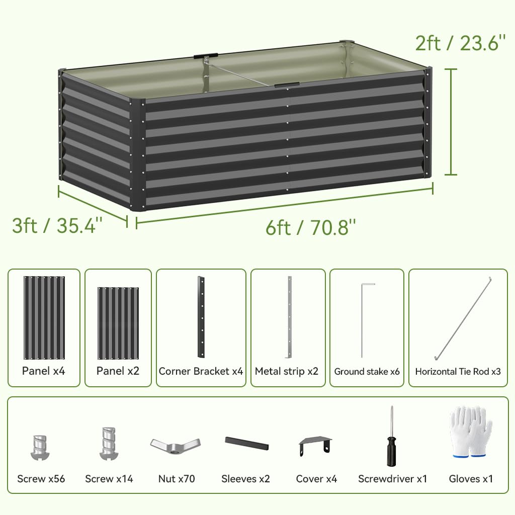 COMHOMA 2 Pack Planter Box with Trellis and Wheels, 48In Elevated Raised Garden Bed, Drainage Holes, Outdoor Lattice for Climbing Flowers, Vegetables, Patio Balcony, Brown