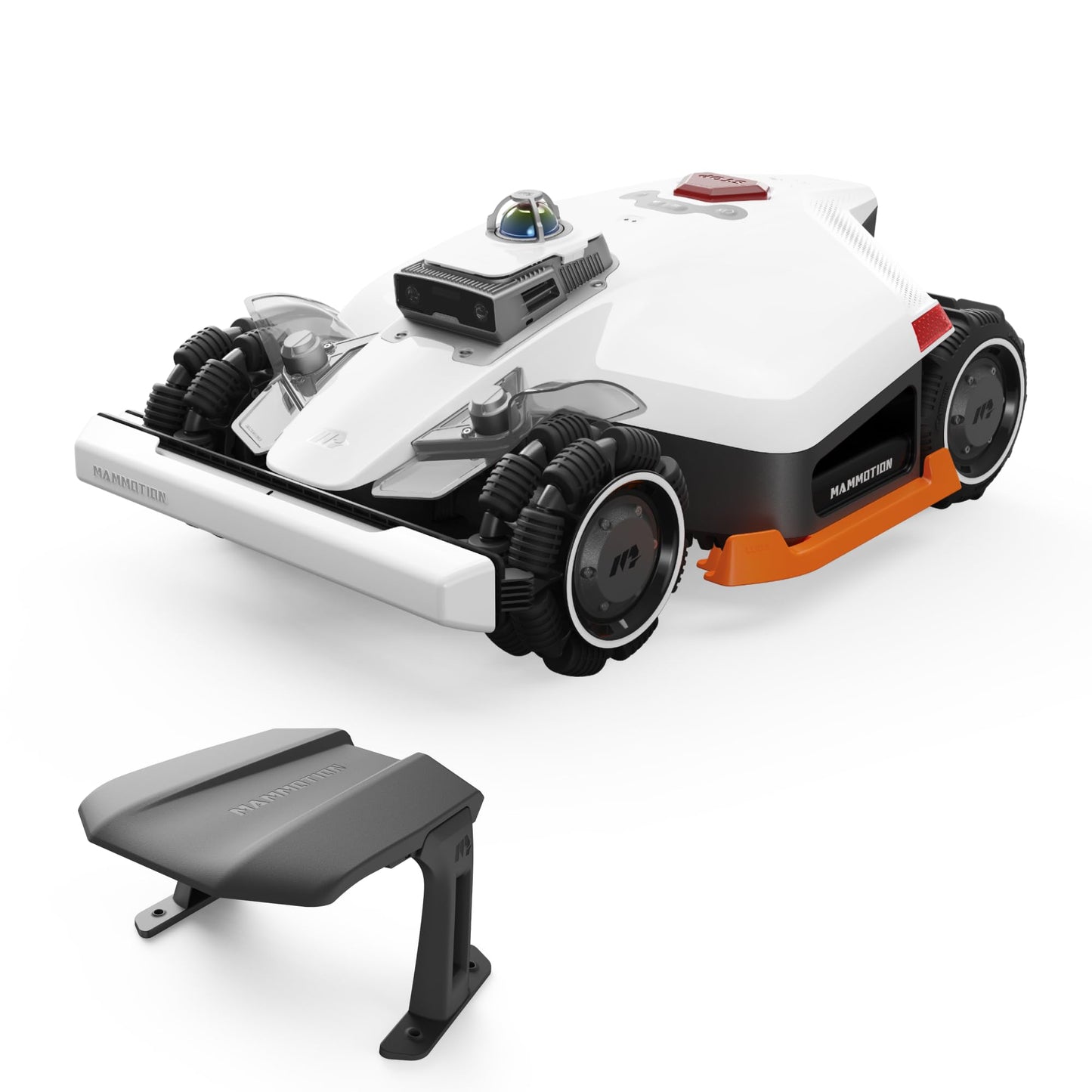 Mammotion LUBA 3 AWD 5000H Robot Lawn Mower with Garage (Ship Separately), 1.25 Acres, 360° LiDAR+NetRTK+AI Vision, All-Wheel-Drive for 80% Slopes, 50 Multi-Zone Management, Cutting Height 2.2"-4.0"