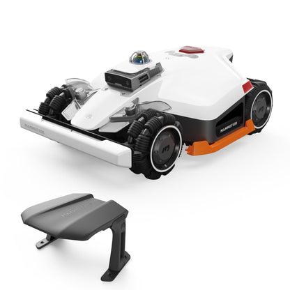 Mammotion LUBA 3 AWD 5000H Robot Lawn Mower with Garage (Ship Separately), 1.25 Acres, 360° LiDAR+NetRTK+AI Vision, All-Wheel-Drive for 80% Slopes, 50 Multi-Zone Management, Cutting Height 2.2"-4.0"