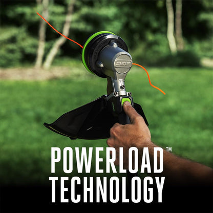 EGO POWER+ String Trimmer, Battery Powered, 16" Trimmer for Weeds and Grass with POWERLOAD, LINE IQ, Telescopic Carbon Fiber Shaft, Includes 56V 4.0Ah Battery and Charger - ST1623T