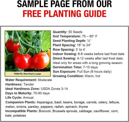 Survival Garden Heirloom Seeds Non GMO - 105 Varieties of Herb, Fruit and Vegetable Seeds for Planting Home Garden Plus Seed Storage Organizer Vault - Non Hybrid Open Pollinated by Grow For It