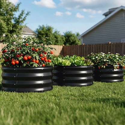 COMHOMA 2 Pack Planter Box with Trellis and Wheels, 48In Elevated Raised Garden Bed, Drainage Holes, Outdoor Lattice for Climbing Flowers, Vegetables, Patio Balcony, Brown