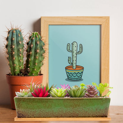 Succulent Pots - 12.1 Inch Large Succulent Planters Pots with Drainage Tray, Long Rectangle Ceramic Pot for Indoor Cactus/Succulent Plants Shallow Bonsai Window Box for Home Garden Decor (Blue)
