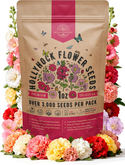 Sunflower Mix Seeds Pack 8 oz - Over 10,300 Non-GMO Heirloom Sunflower Seeds for Planting, Annual Flowers in Individual Seed Packet for Planting Home Garden Indoor & Outdoor Gardening
