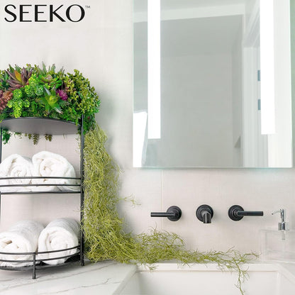SEEKO Succulents Fake Spanish Moss 6 Pack, 33" – Premium Artificial & Faux Moss Decor
