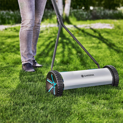 GARDENA (4018) Classic 16" Reel Lawn Mower with 5 Blades. The Lawn Mower for Everyday use with No Gas, No Electricity Makes Mowing a Breeze. Best Yard Tools You can own.