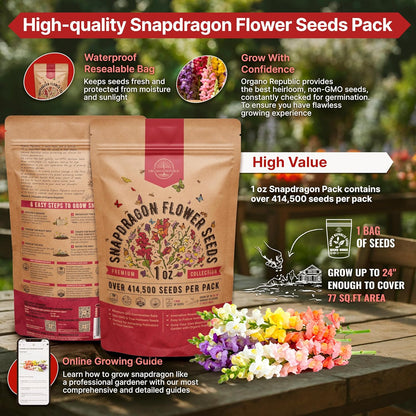 Sunflower Mix Seeds Pack 8 oz - Over 10,300 Non-GMO Heirloom Sunflower Seeds for Planting, Annual Flowers in Individual Seed Packet for Planting Home Garden Indoor & Outdoor Gardening
