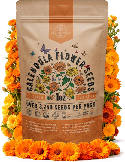 Sunflower Mix Seeds Pack 8 oz - Over 10,300 Non-GMO Heirloom Sunflower Seeds for Planting, Annual Flowers in Individual Seed Packet for Planting Home Garden Indoor & Outdoor Gardening