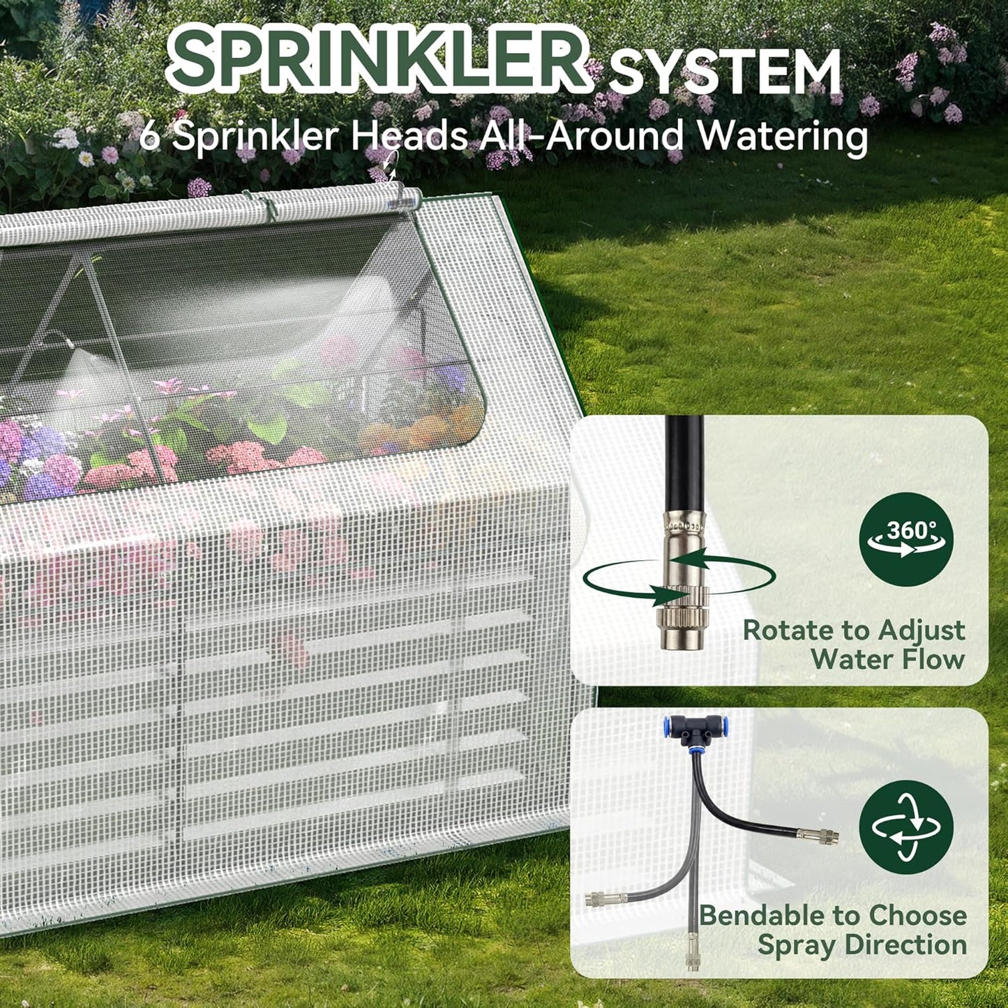 Lineware Raised Garden Bed with Self-Watering System, 6x3x1 ft Elevated Planter Boxes Outdoor with PE Cover, Galvanized Raised Beds for Gardening,Vegetables,Flowers, Backyard, Patio
