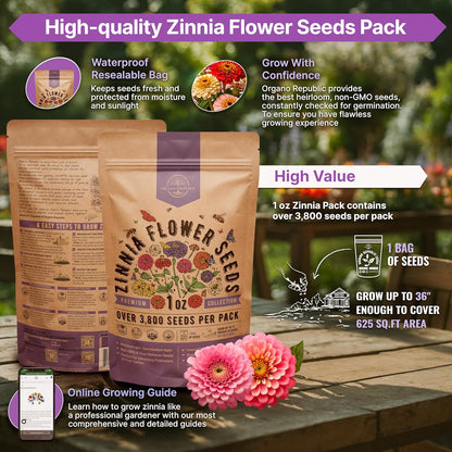 Sunflower Mix Seeds Pack 8 oz - Over 10,300 Non-GMO Heirloom Sunflower Seeds for Planting, Annual Flowers in Individual Seed Packet for Planting Home Garden Indoor & Outdoor Gardening