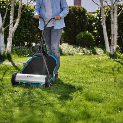 GARDENA (4018) Classic 16" Reel Lawn Mower with 5 Blades. The Lawn Mower for Everyday use with No Gas, No Electricity Makes Mowing a Breeze. Best Yard Tools You can own.