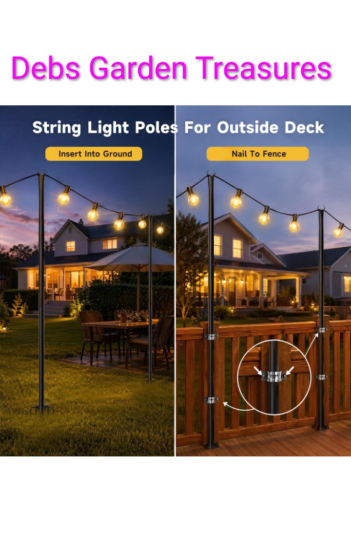 String Light Poles